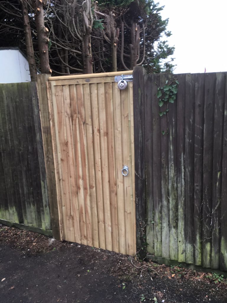 A gate in a fence